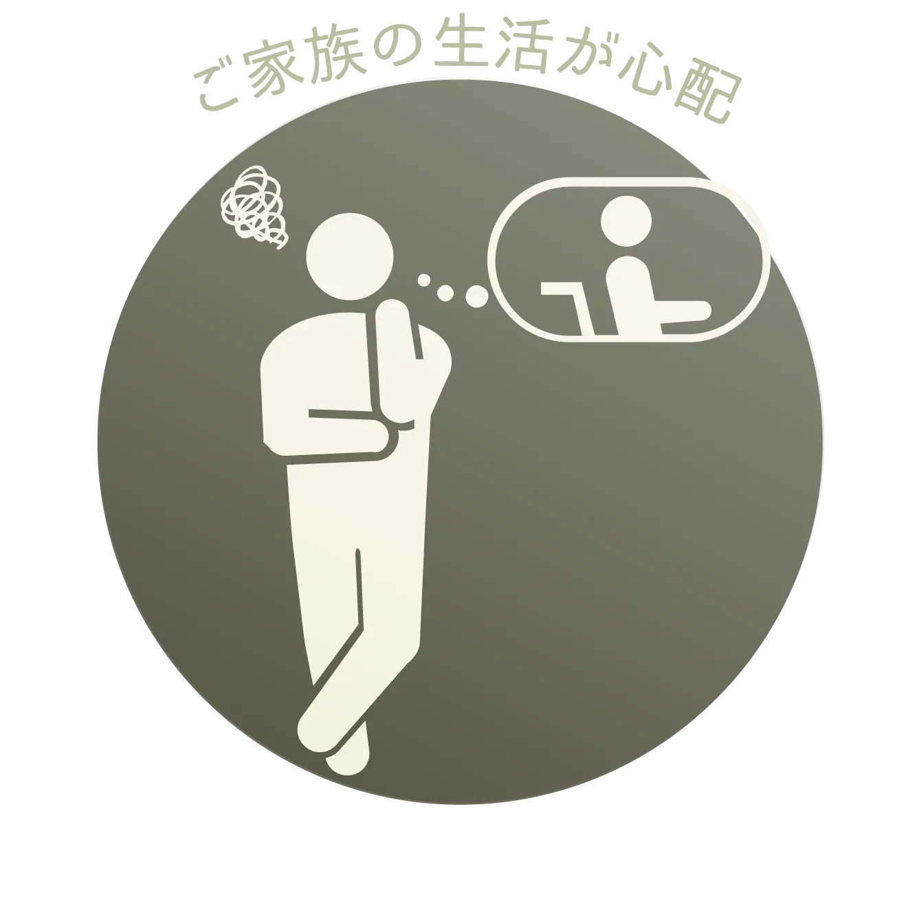 家族の生活が心配